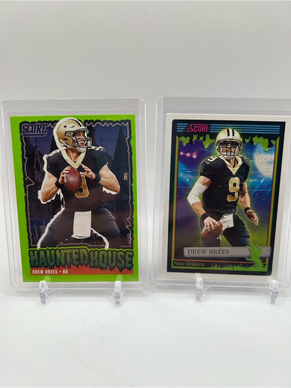 Drew Brees Panini Football Cards Set of 2 🏈🎃 New Orleans Saints